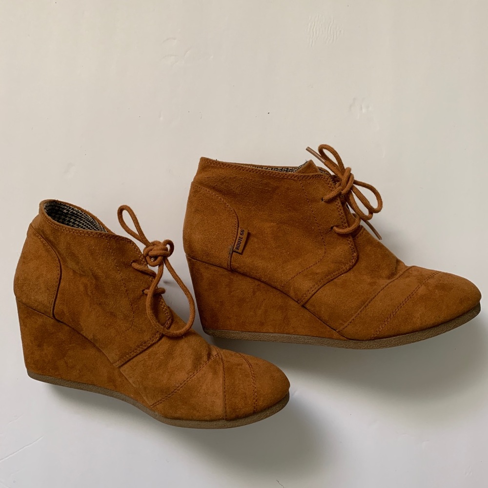 Route 66 | Brown Suede Booties
